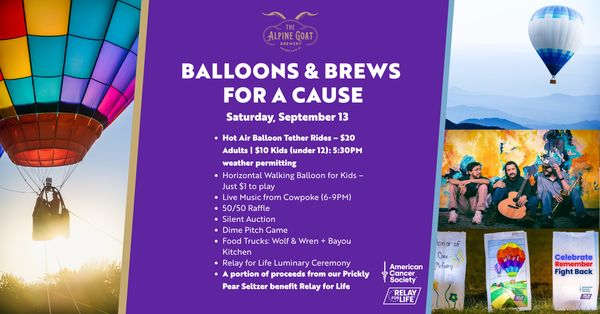 Balloons & Brews for a Cause