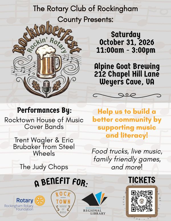 Rocktoberfest: Rockin' Rotary. (Ticketed Event)
